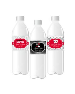 Personalized Vegas Water Bottle Labels