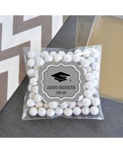 Personalized Graduation Clear Candy Bags (Set of 24)