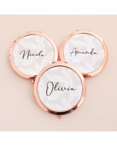 Palm Print Mirror Compacts