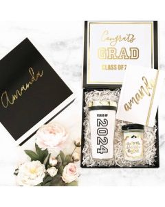 Black & White Graduation Gift Boxes