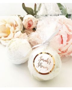 Foil Custom Bath Bomb Favors