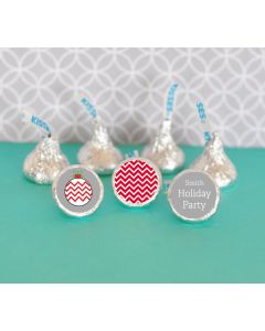 Personalized Winter Hershey's Kisses Labels Trio (Set of 108)