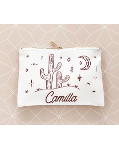 Desert Cactus Makeup Bag