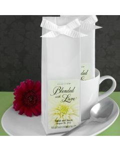 Personalized Gourmet Coffee 2 oz Soft Packs White